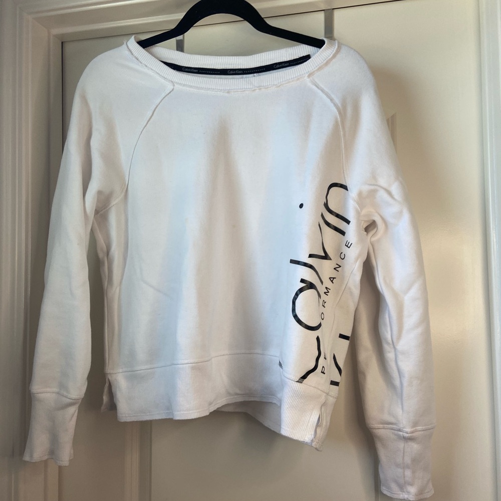Calvin Klein White Crewneck